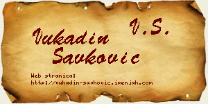 Vukadin Savković vizit kartica